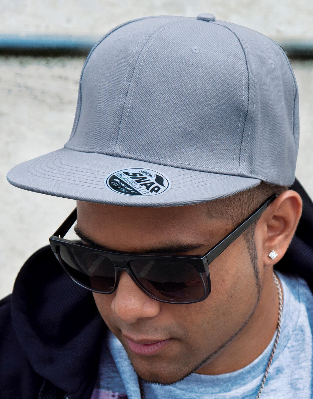 Bronx Original Flat Peak Snap Back Cap - Image 3