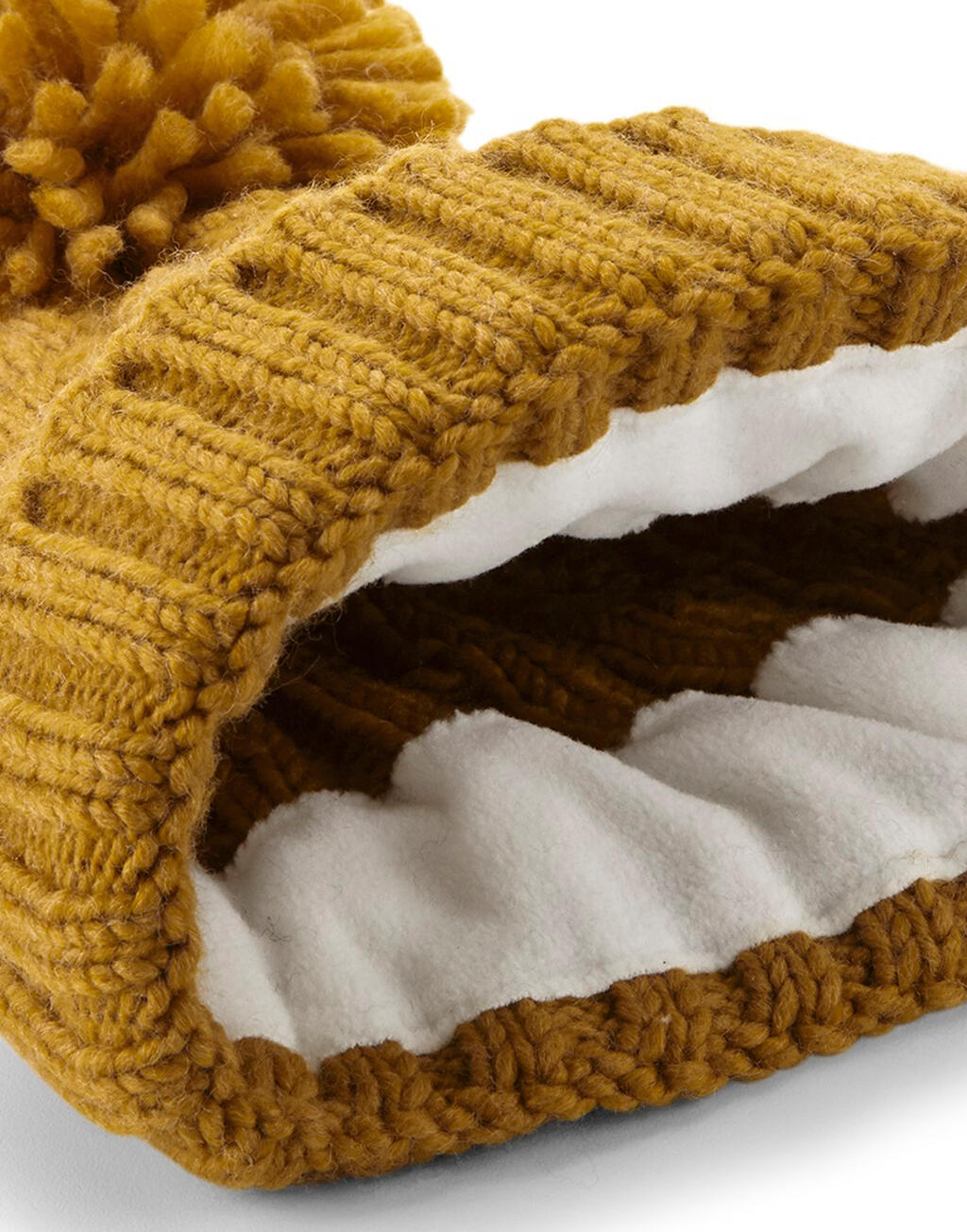 Cable Knit Melange Beanie - Image 3