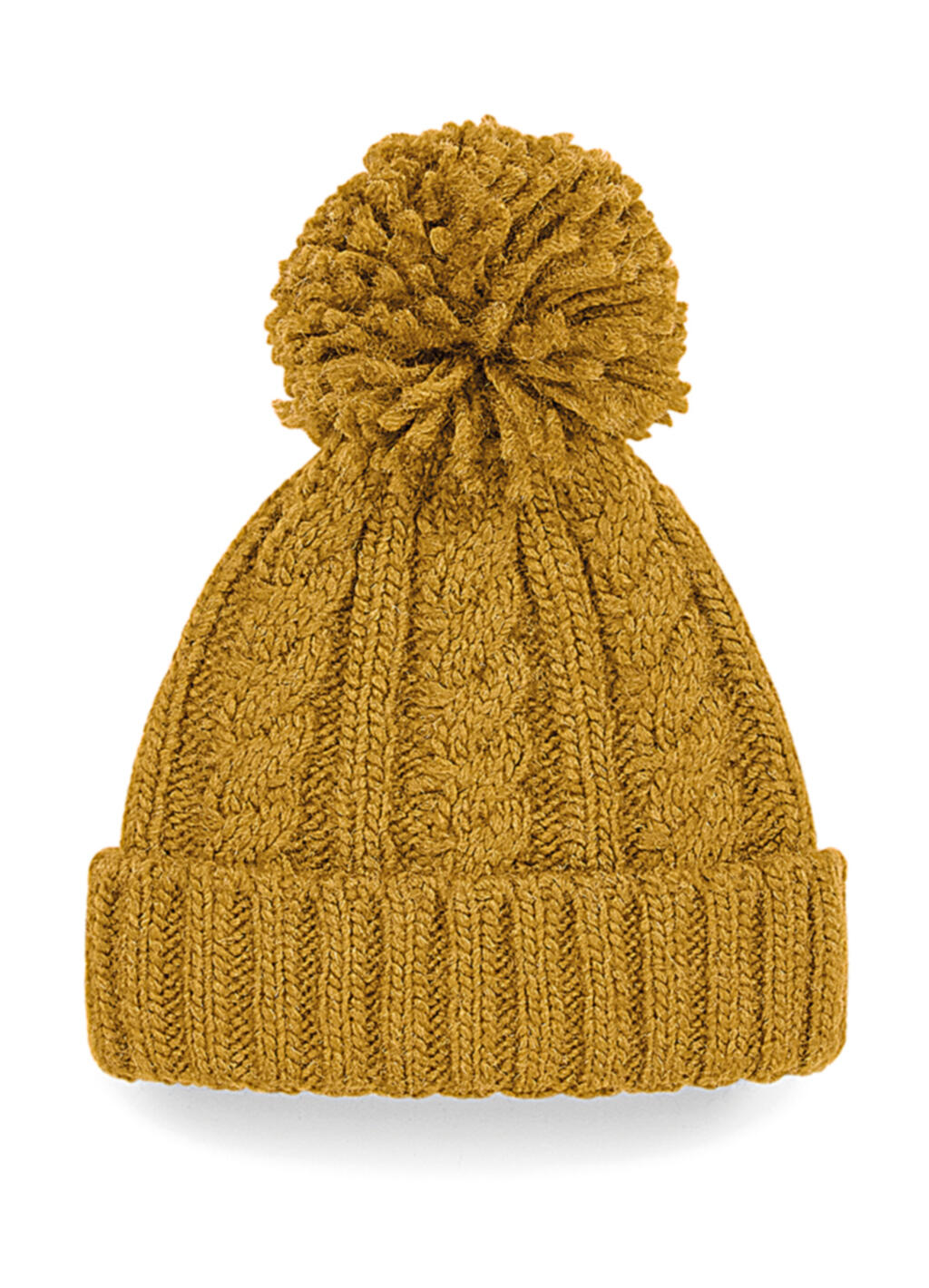 Cable Knit Melange Beanie - Image 2