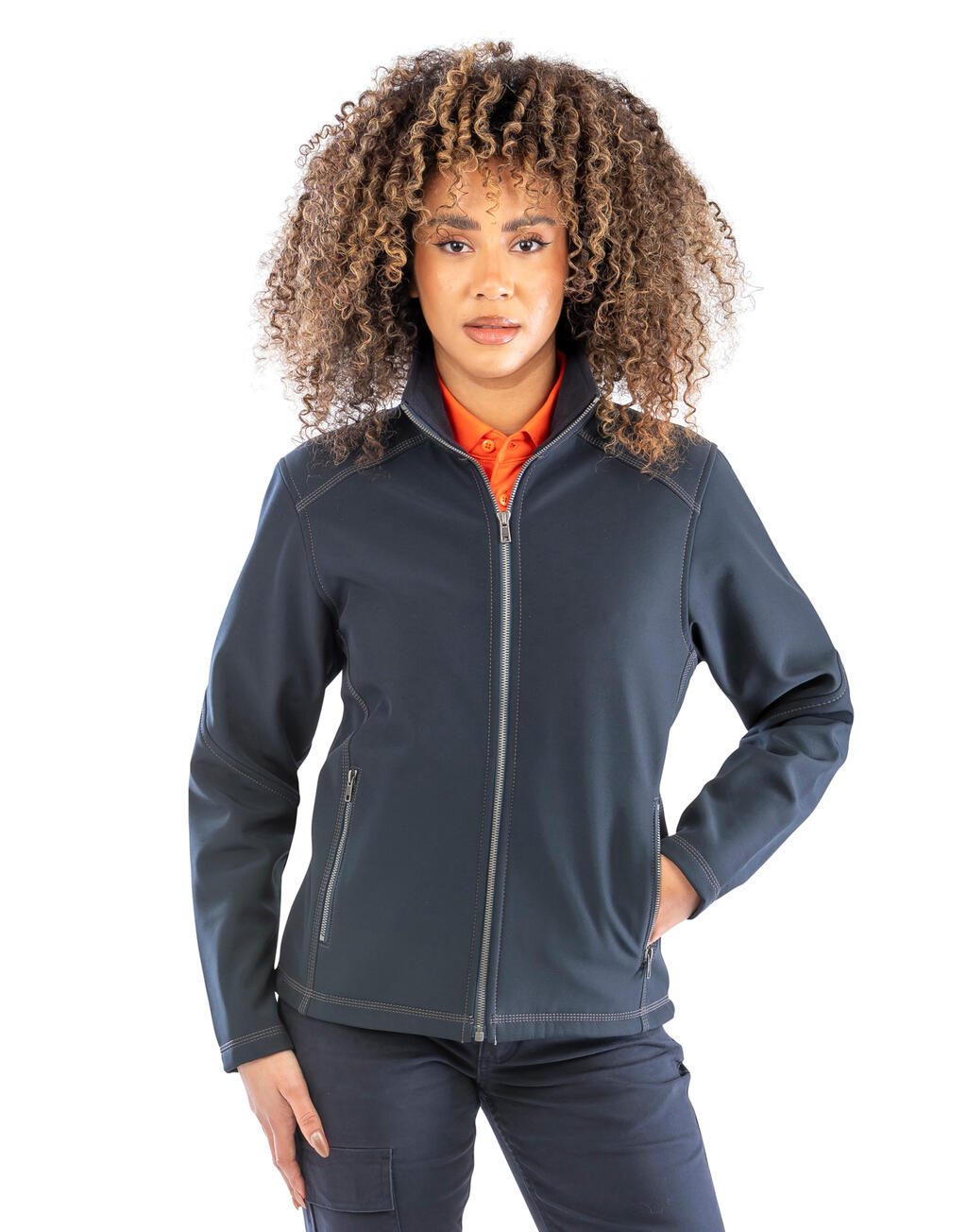 Women's Treble Stitch Softshell - Image 2