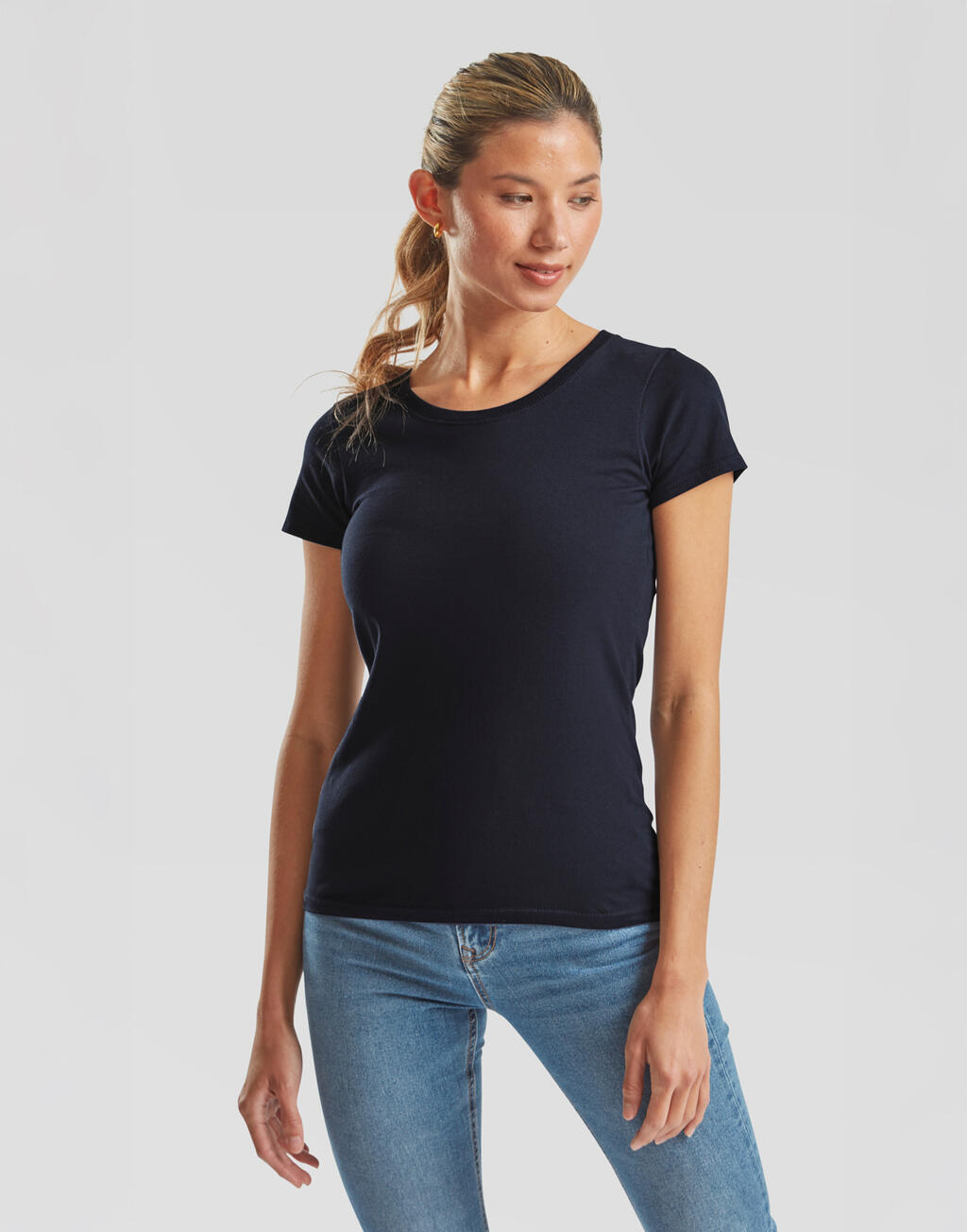 Ladies' Iconic 195 Ringspun Premium T - Image 3