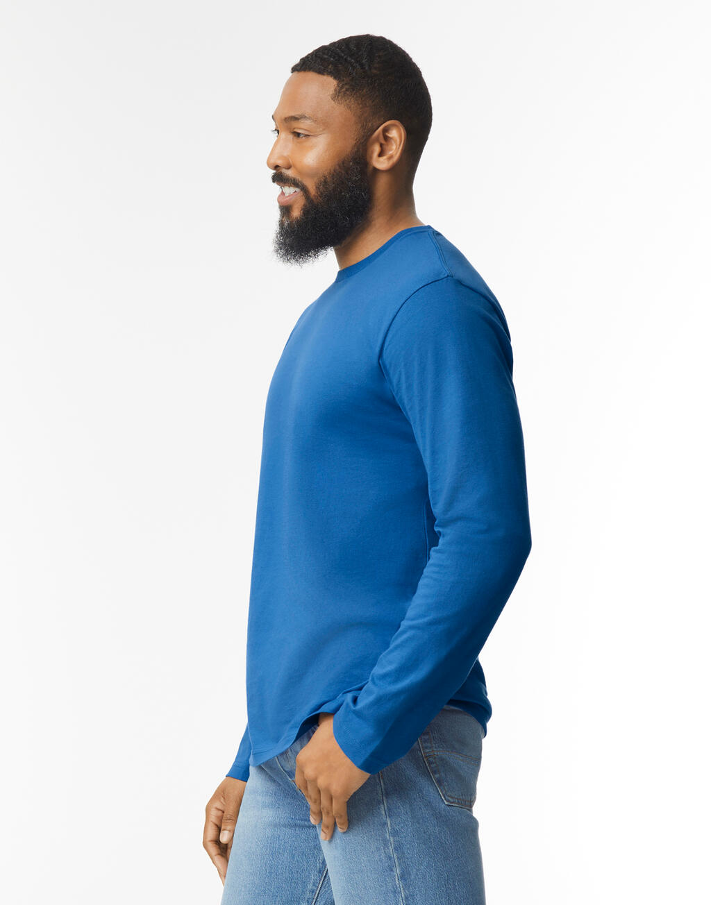 Softstyle Adult Long Sleeve T-Shirt - Image 2