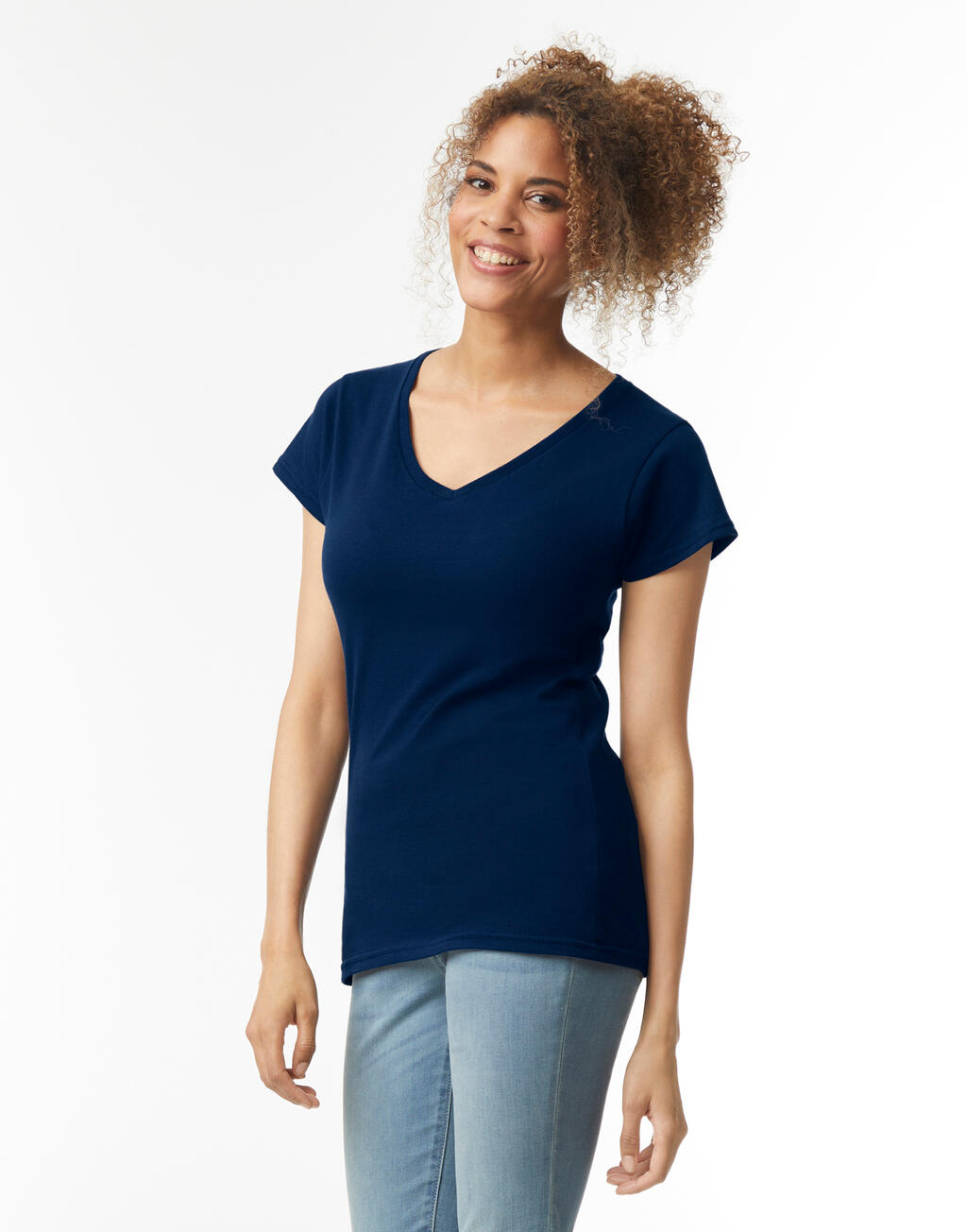 Softstyle Women's V-Neck T-Shirt - Image 2