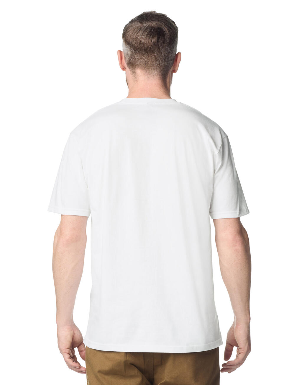 Softstyle Midweight Adult No Label Enzyme Wash T-S - Image 3
