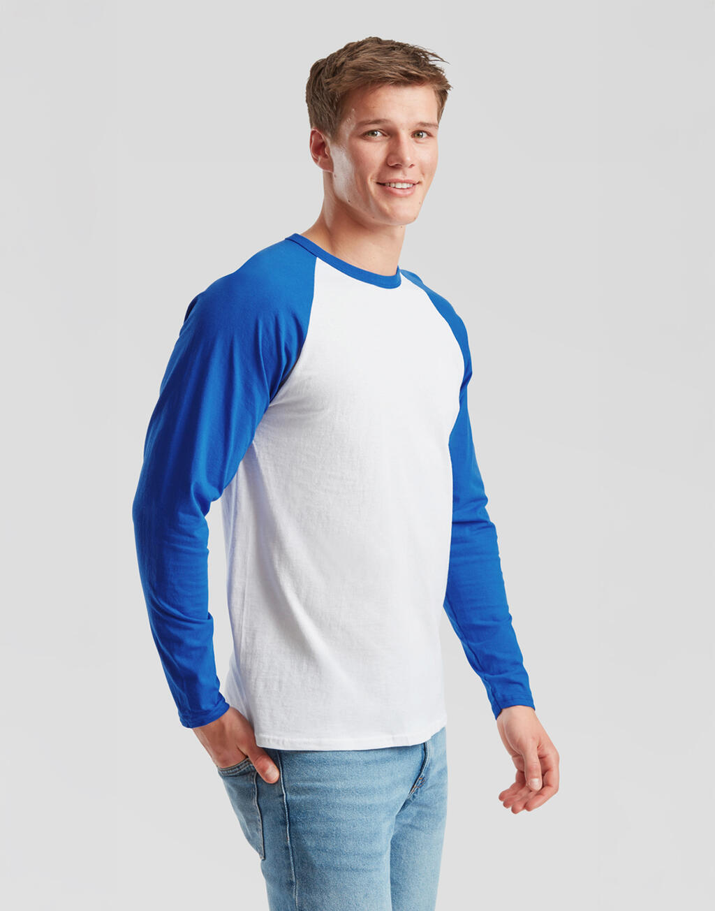 Valueweight Long Sleeve Baseball T - Image 2