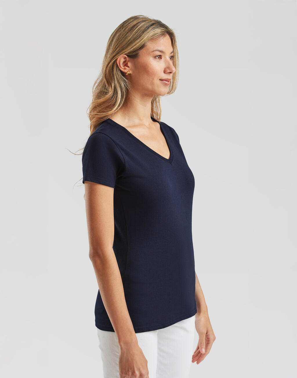 Ladies Valueweight V-Neck T - Image 2