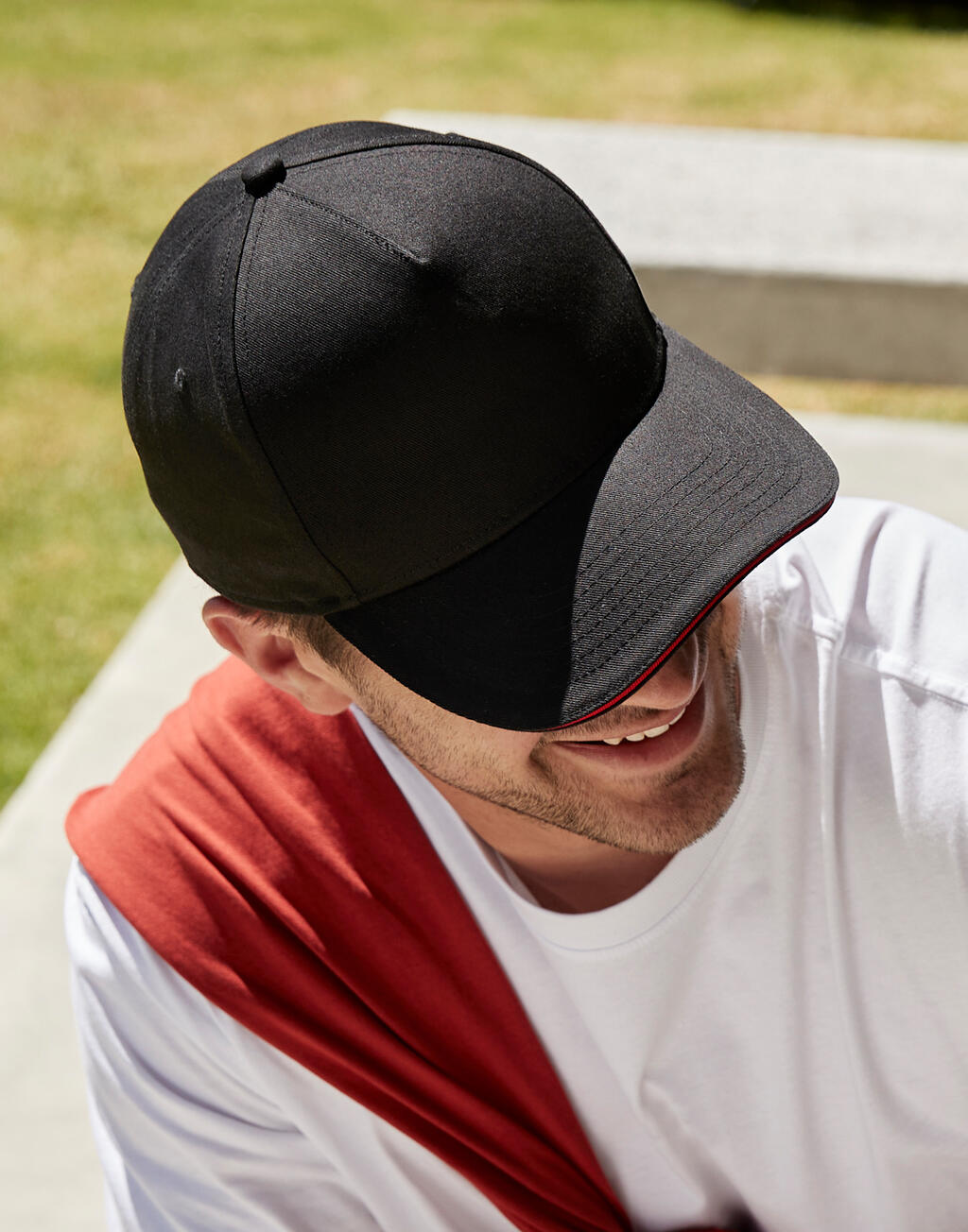 EarthAware® Clas. Org. Cotton 5 Panel Sandwich Peak - Image 2