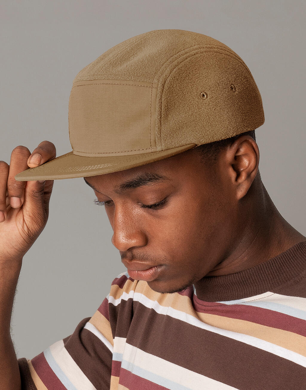 Recycled Fleece Outdoor Camper Cap - Image 3