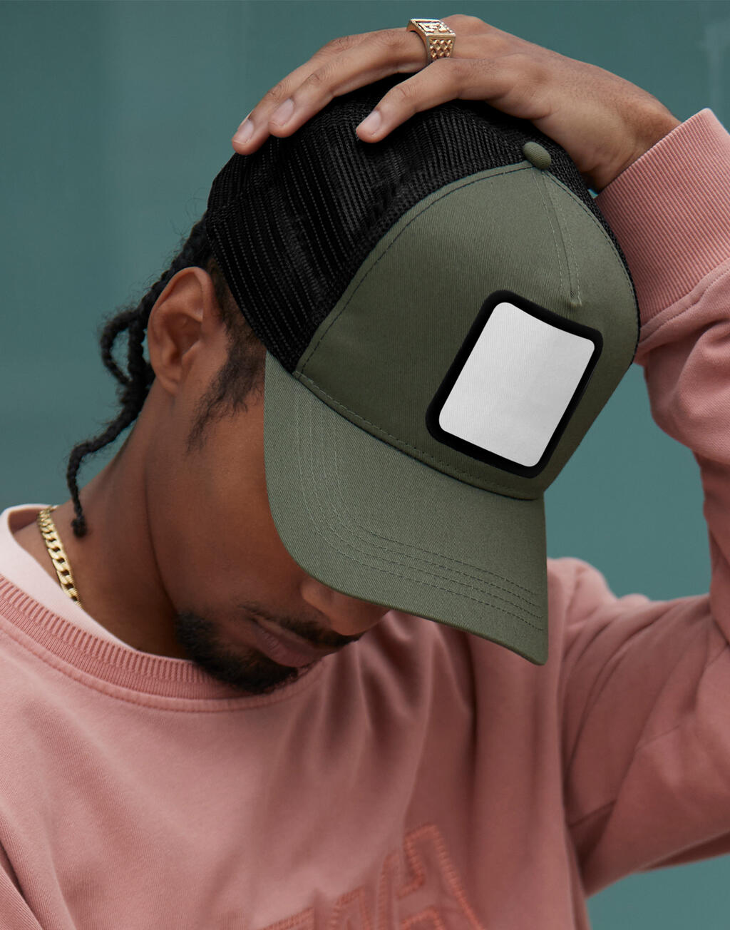 Appliqué Patch 5 Panel Trucker - Image 3