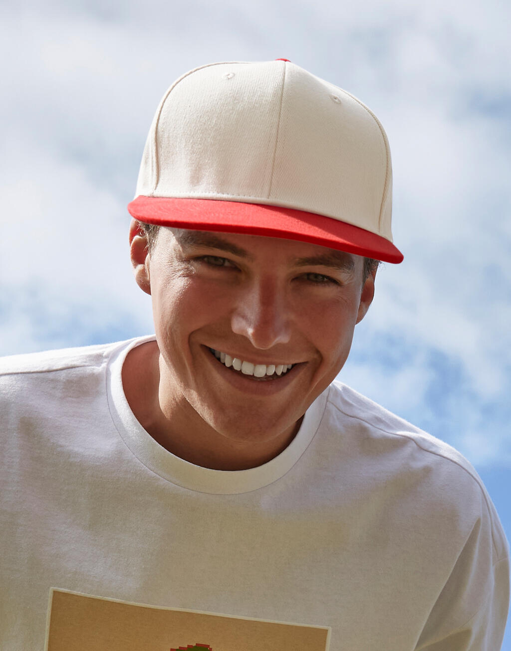 Contrast Flat Peak 6 Panel Cap - Image 2