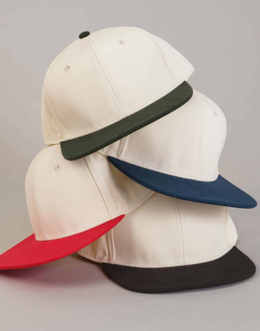 Contrast Flat Peak 6 Panel Cap - Image 3