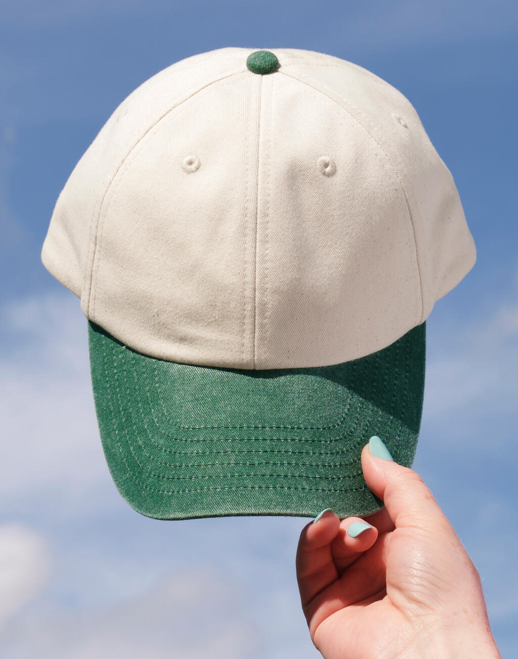 Contrast Peak Low Profile Vintage Cap - Image 3