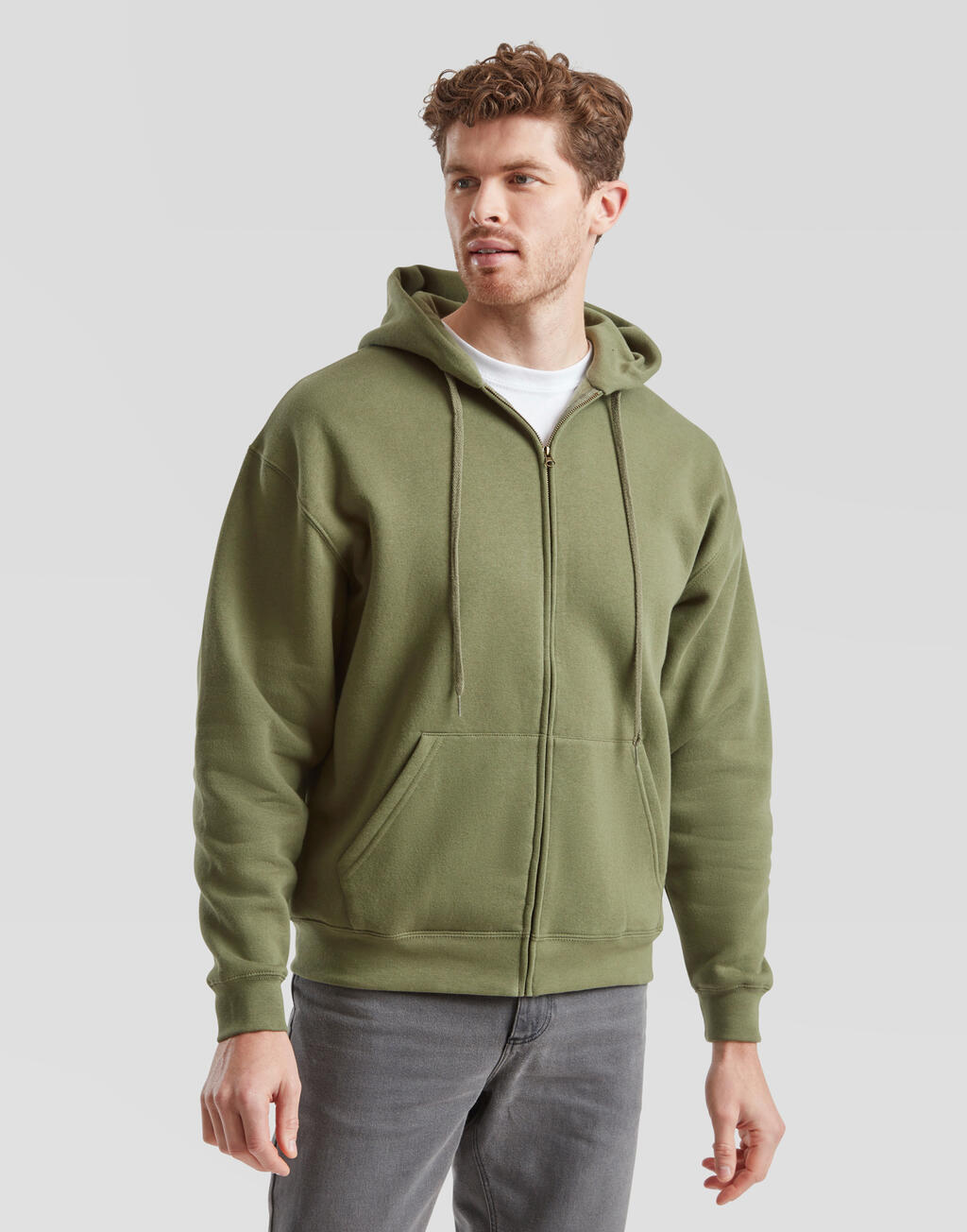 Premium Hooded Zip Sweat - Image 2