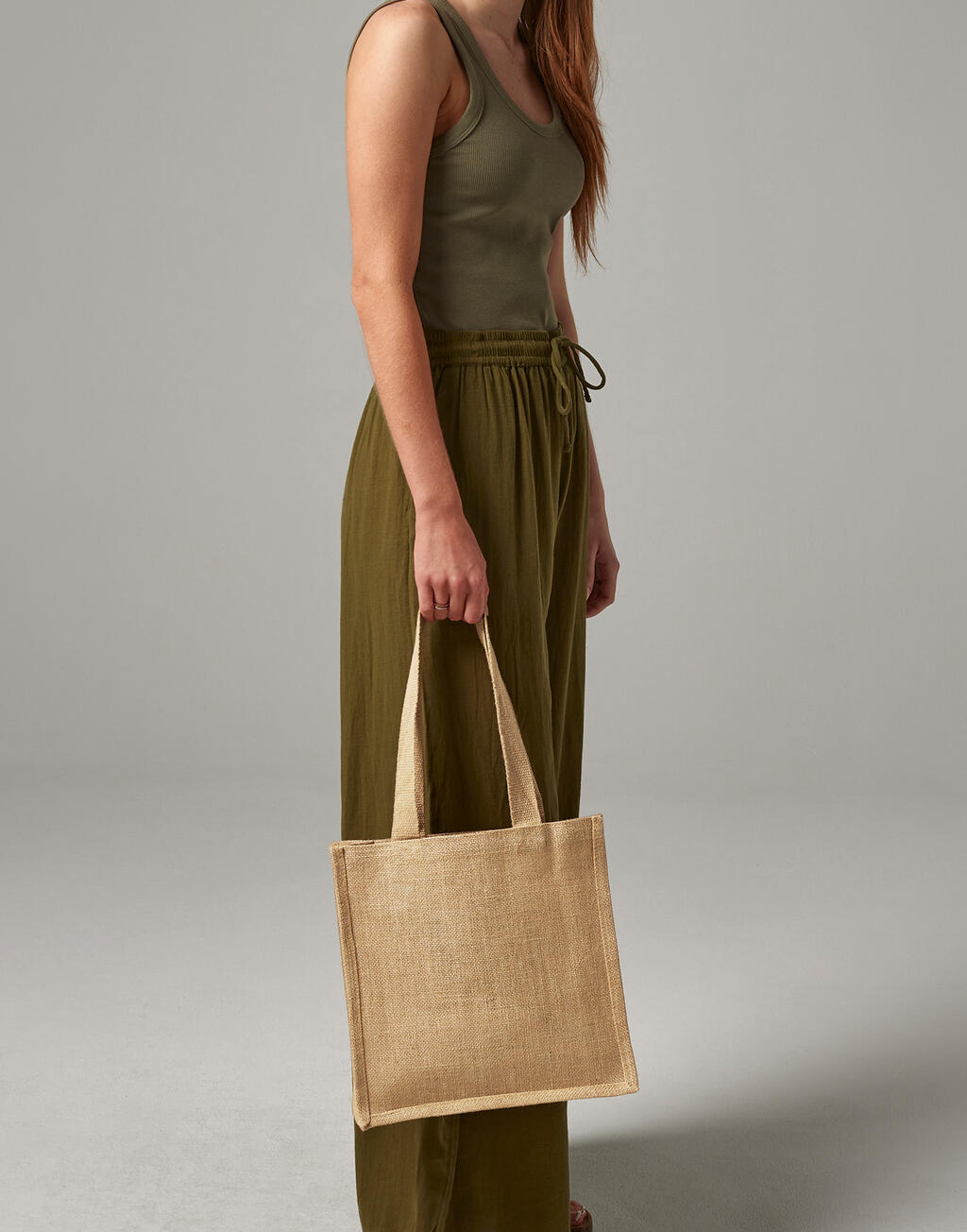 Jute Compact Tote - Image 2