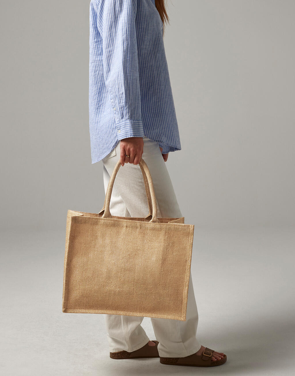Shimmer Jute Shopper - Image 2