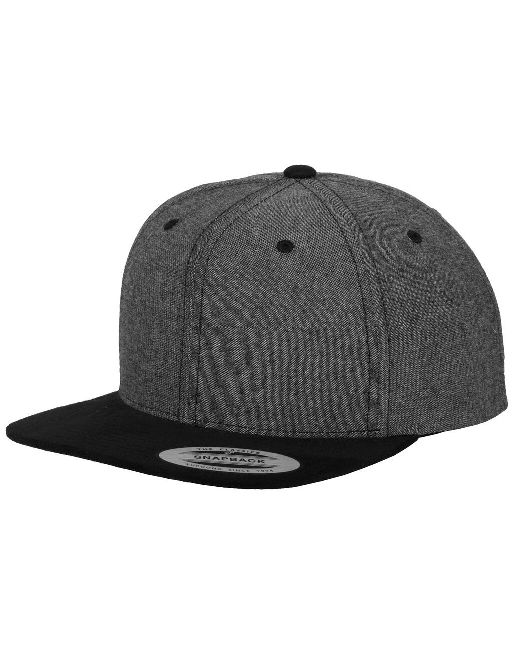 Chambray-Suede Snapback - Image 3