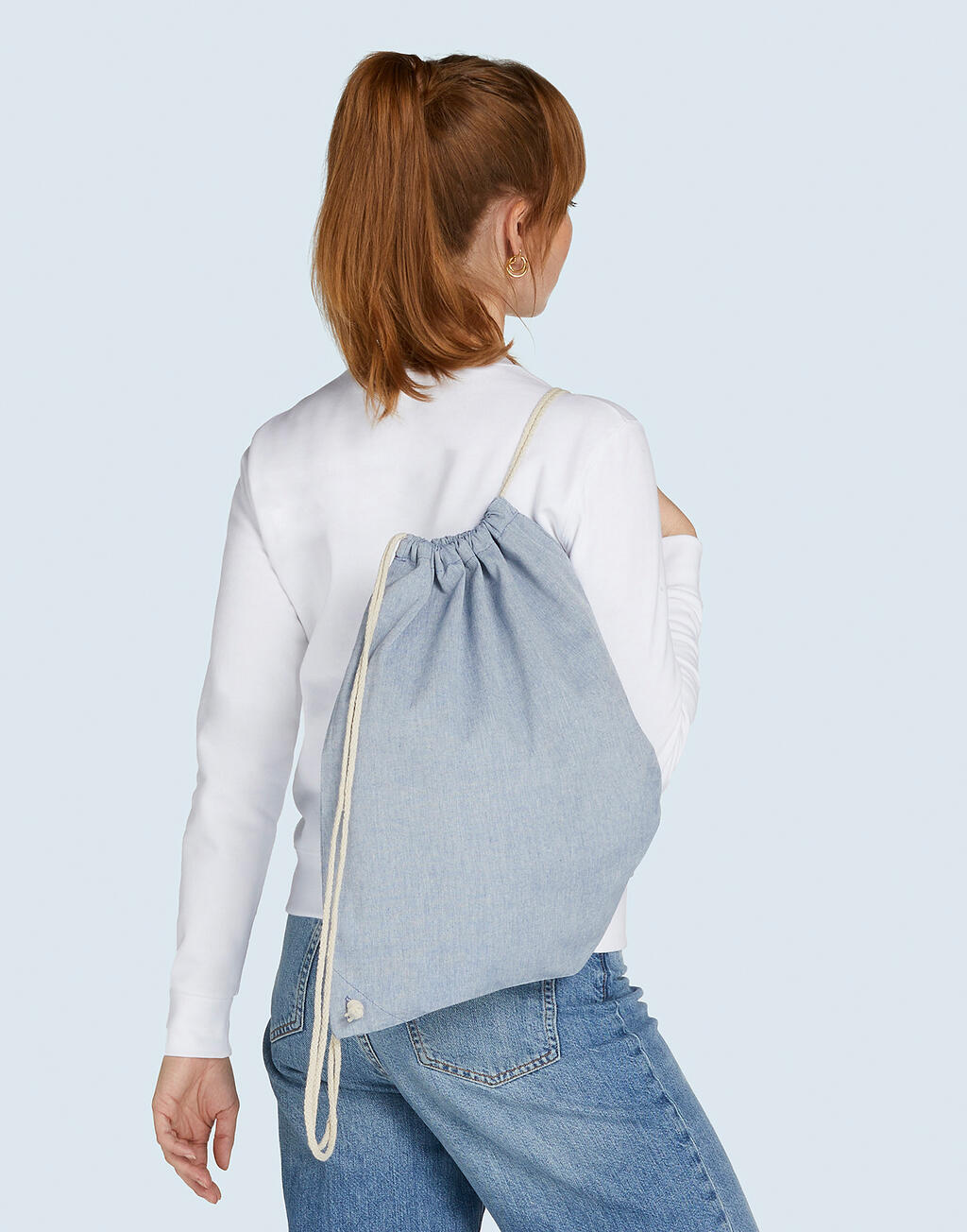 Recycled Cotton/Polyester Backpack DD - Image 2