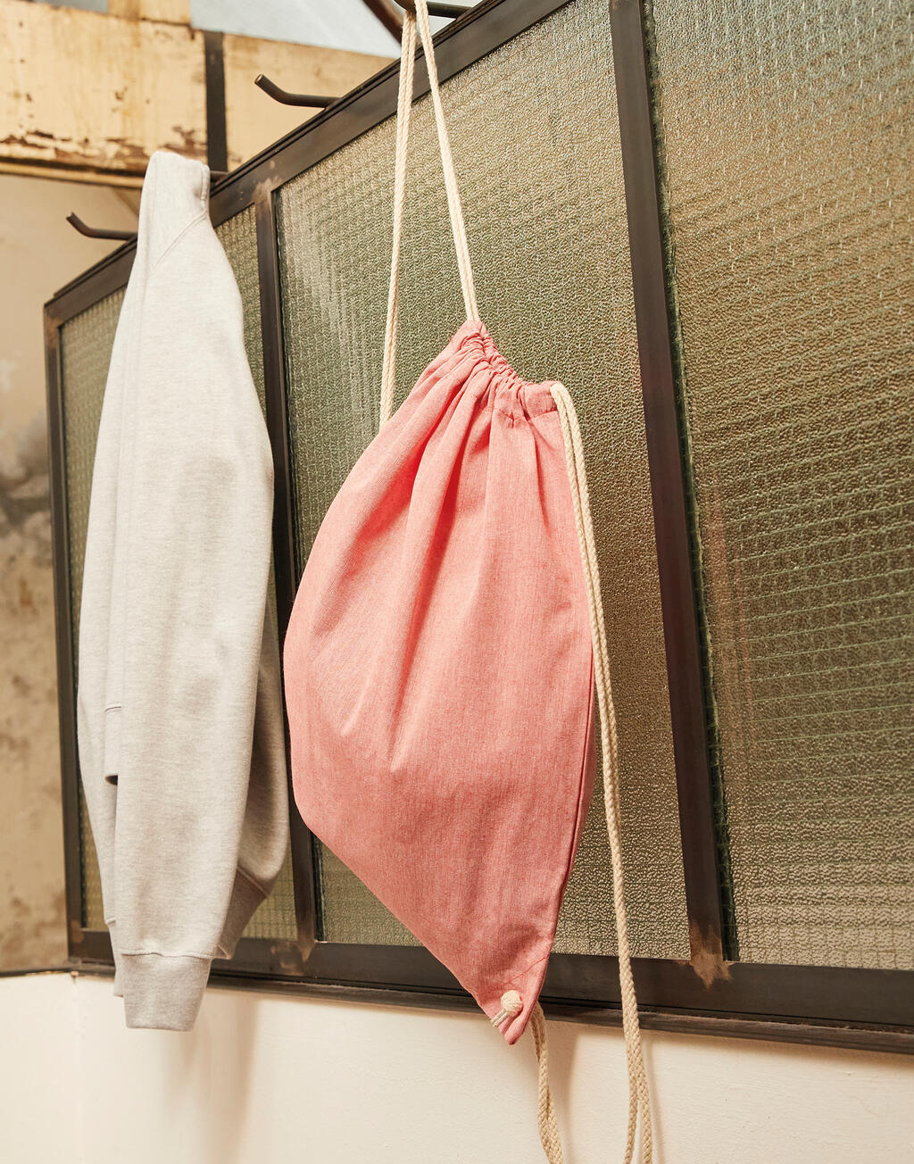 Recycled Cotton/Polyester Backpack DD - Image 3