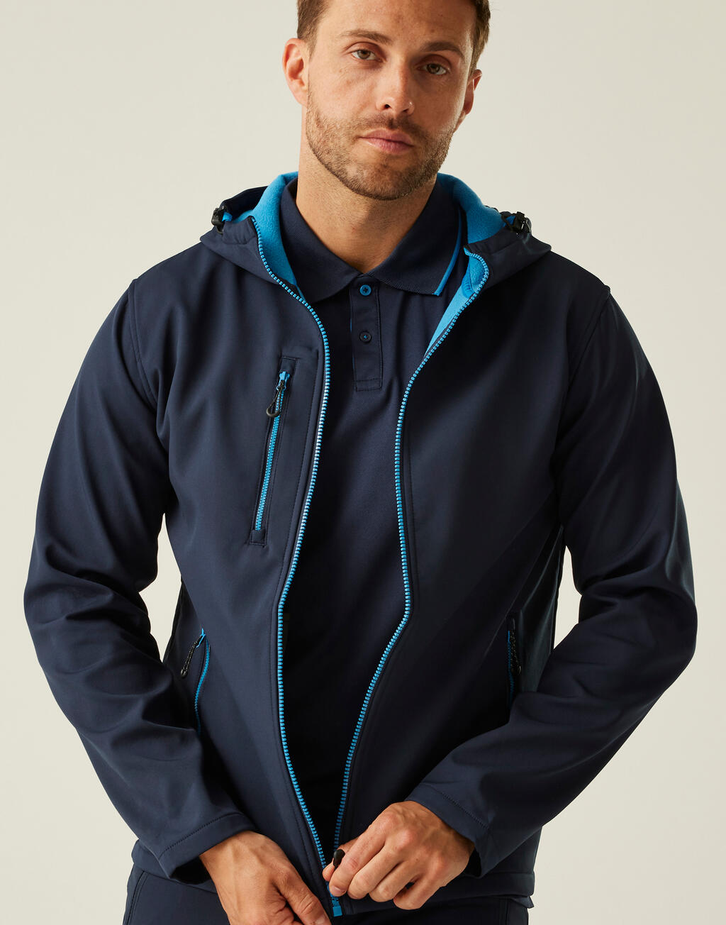 Navigate 2-Layer Hooded Softshell Jacket - Image 2