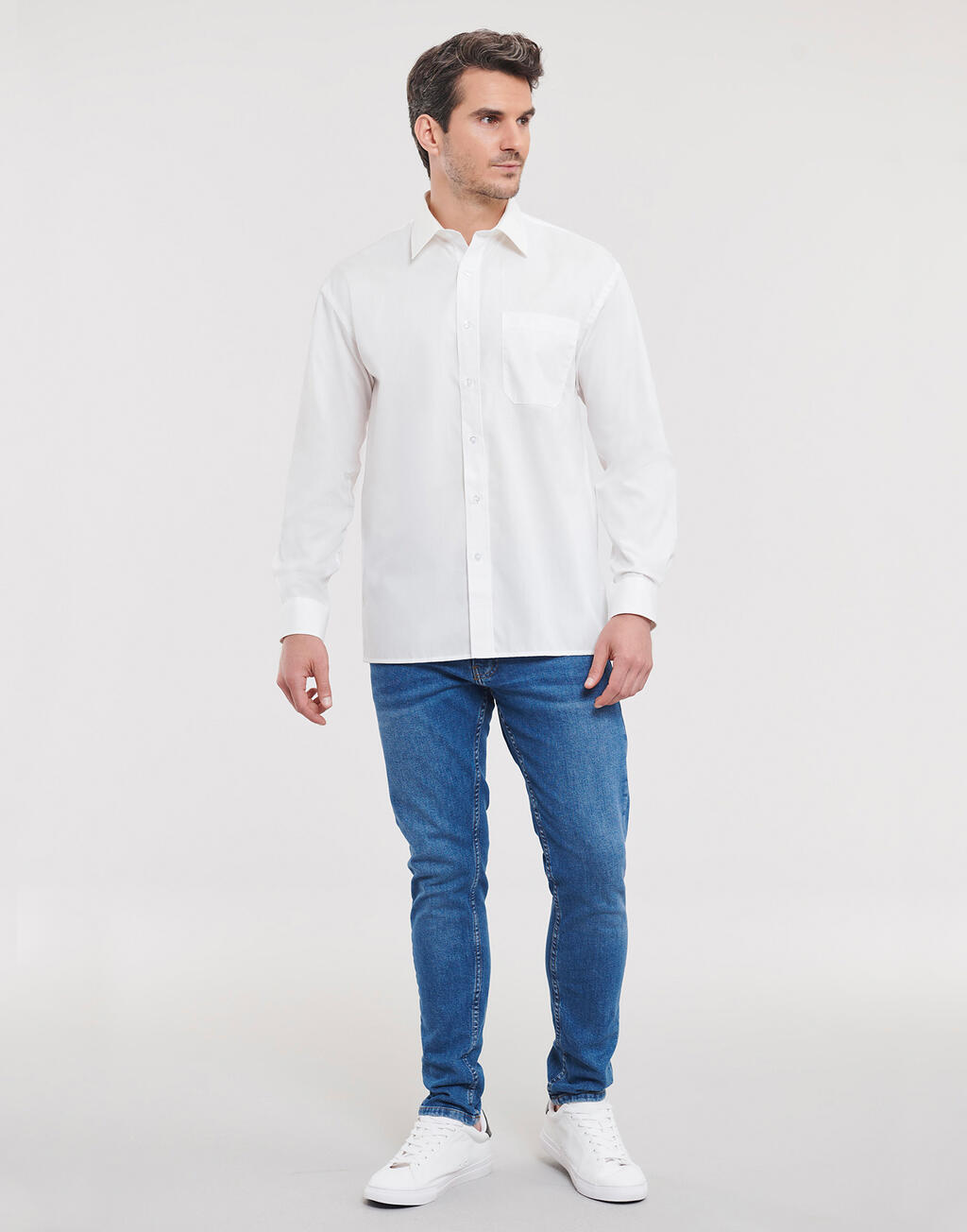 Cotton Poplin Shirt LS - Image 3
