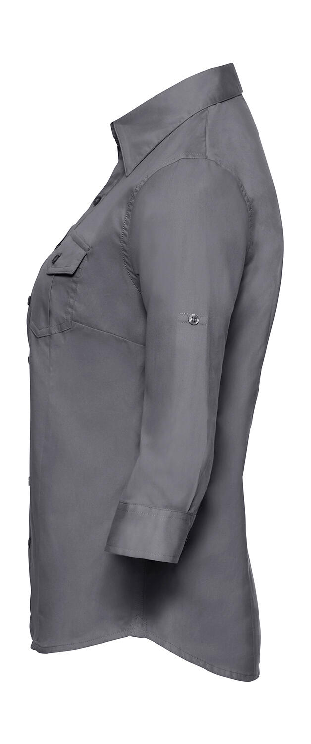 Ladies' Roll 3/4 Sleeve Shirt - Image 2