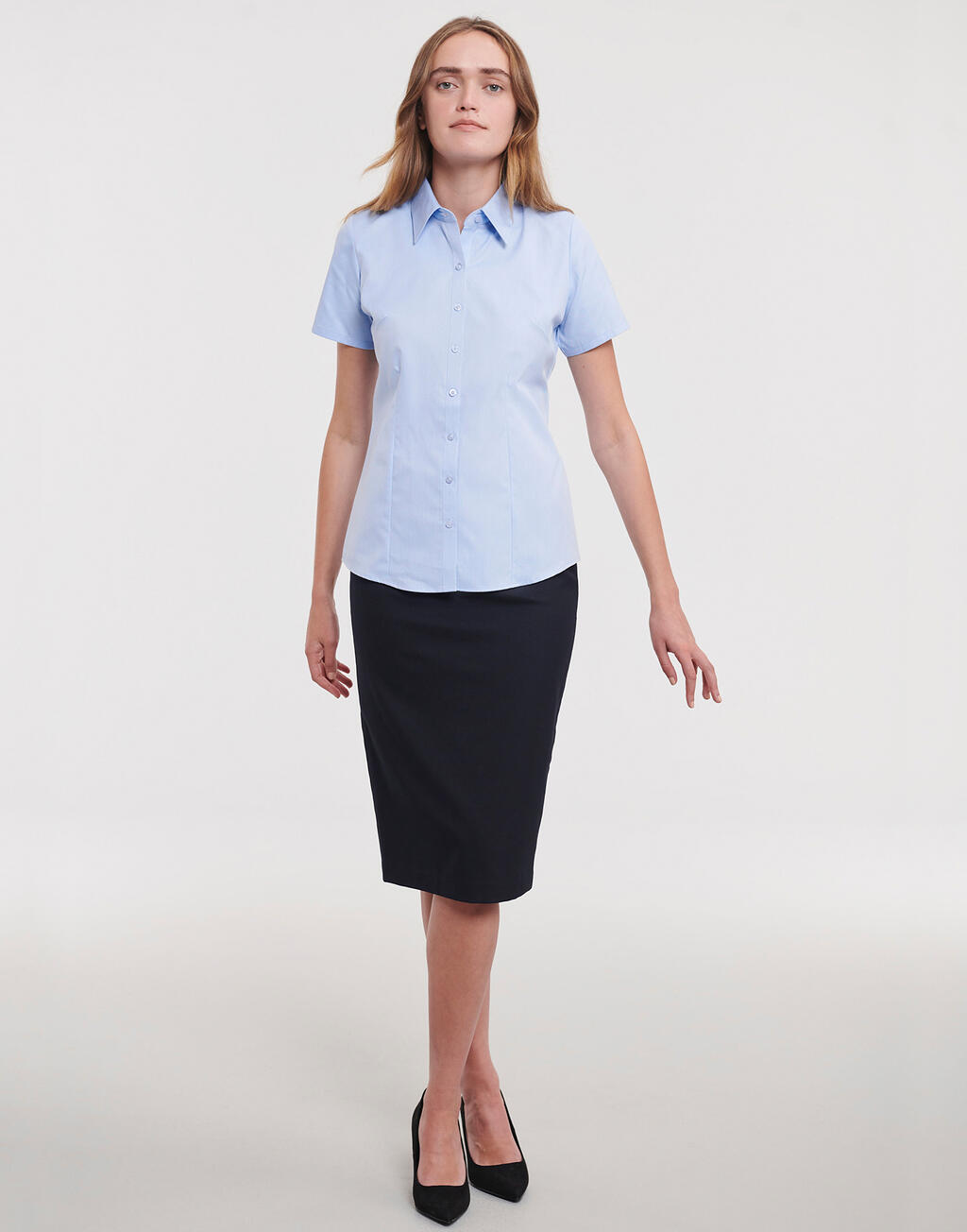 Ladies' Herringbone Shirt - Image 3