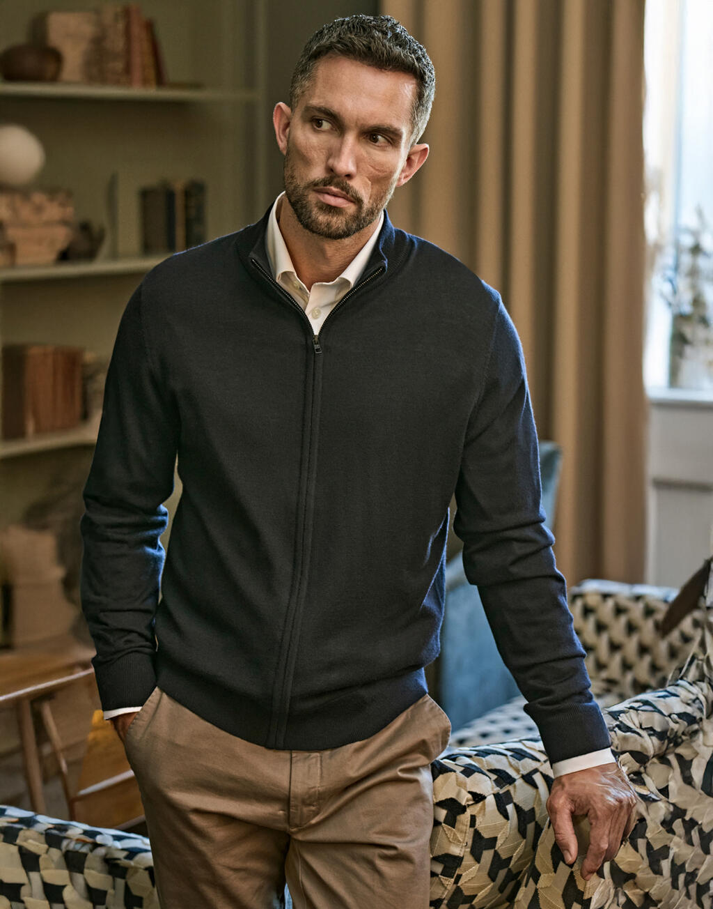 Full Zip Knit