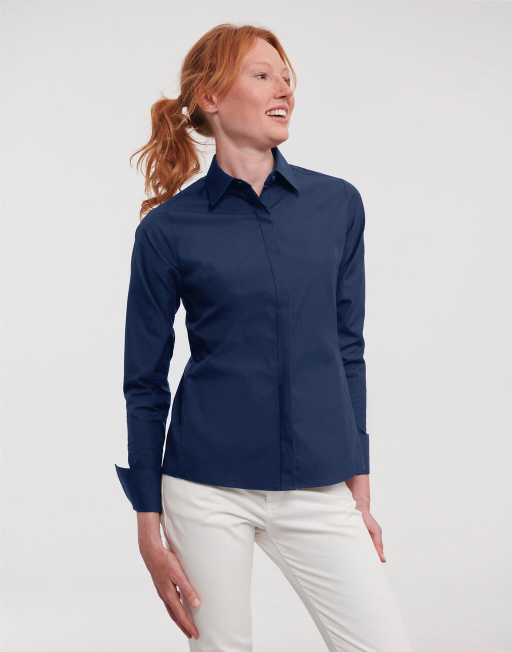 Ladies' LS Ultimate Stretch Shirt - Image 2