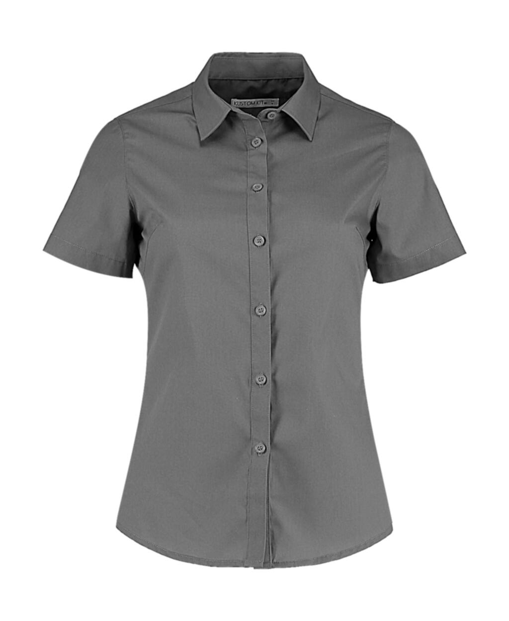 Women's Tailored Fit Poplin Shirt SSL - Image 2