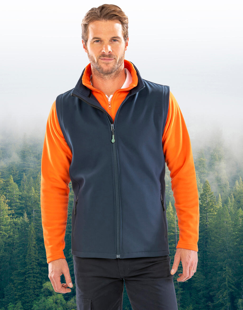 Men's Printable Softshell Bodywarmer - Image 2