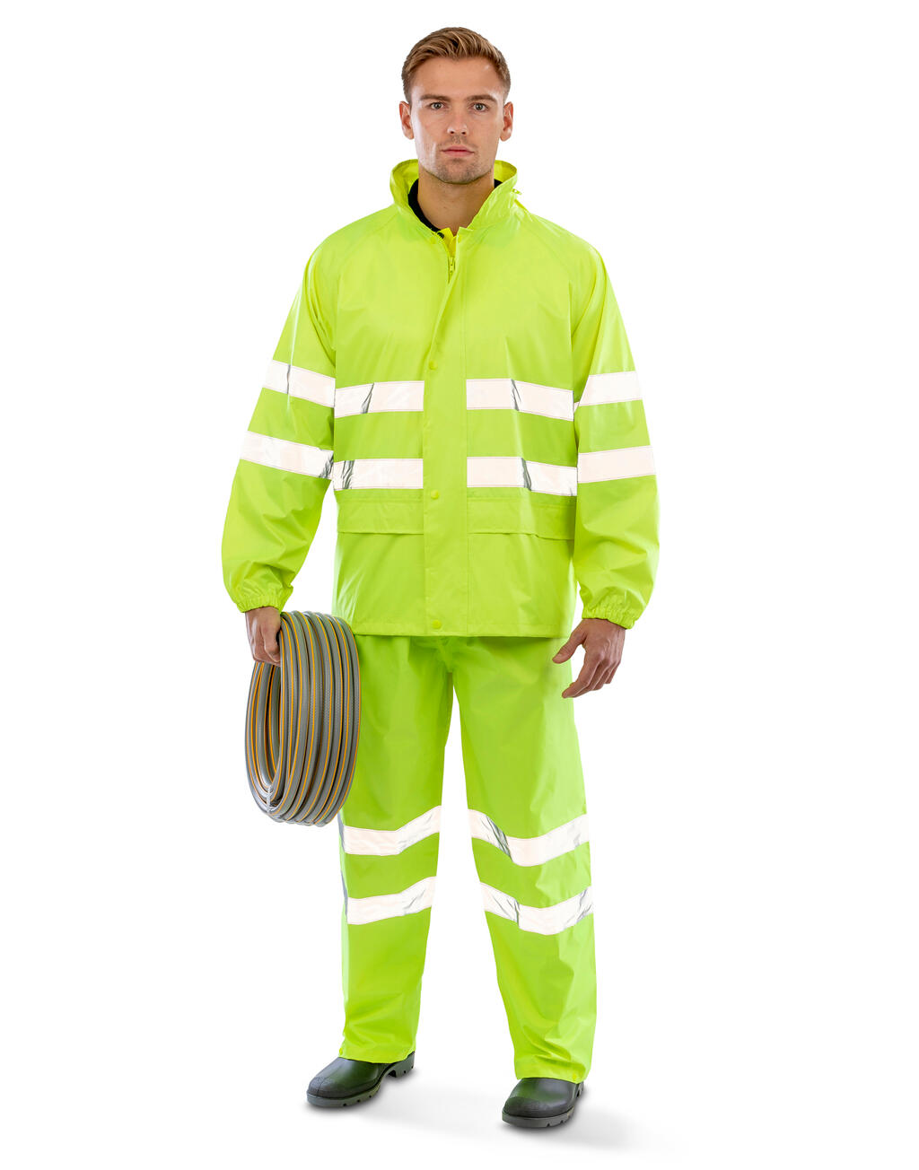Hi-Vis Waterproof Suit - Image 2