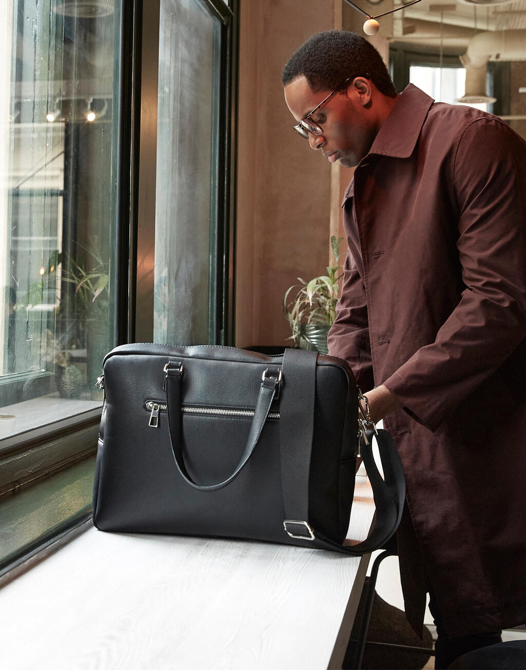 Tailored Luxe Briefcase - Image 3