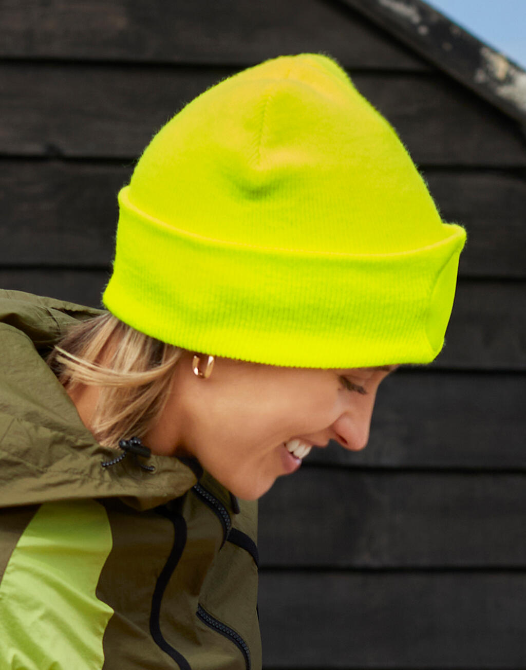 Circular Patch Beanie - Image 2