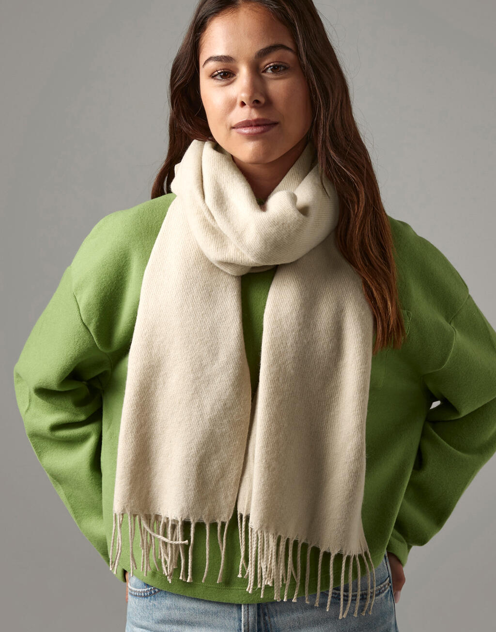 Classic Woven Scarf - Image 3