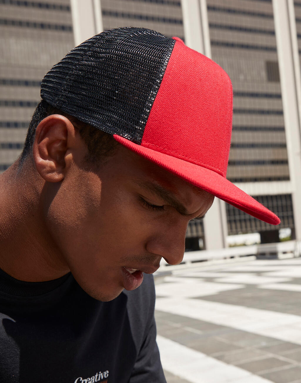Original Flat Peak 6 Panel Trucker - Image 3