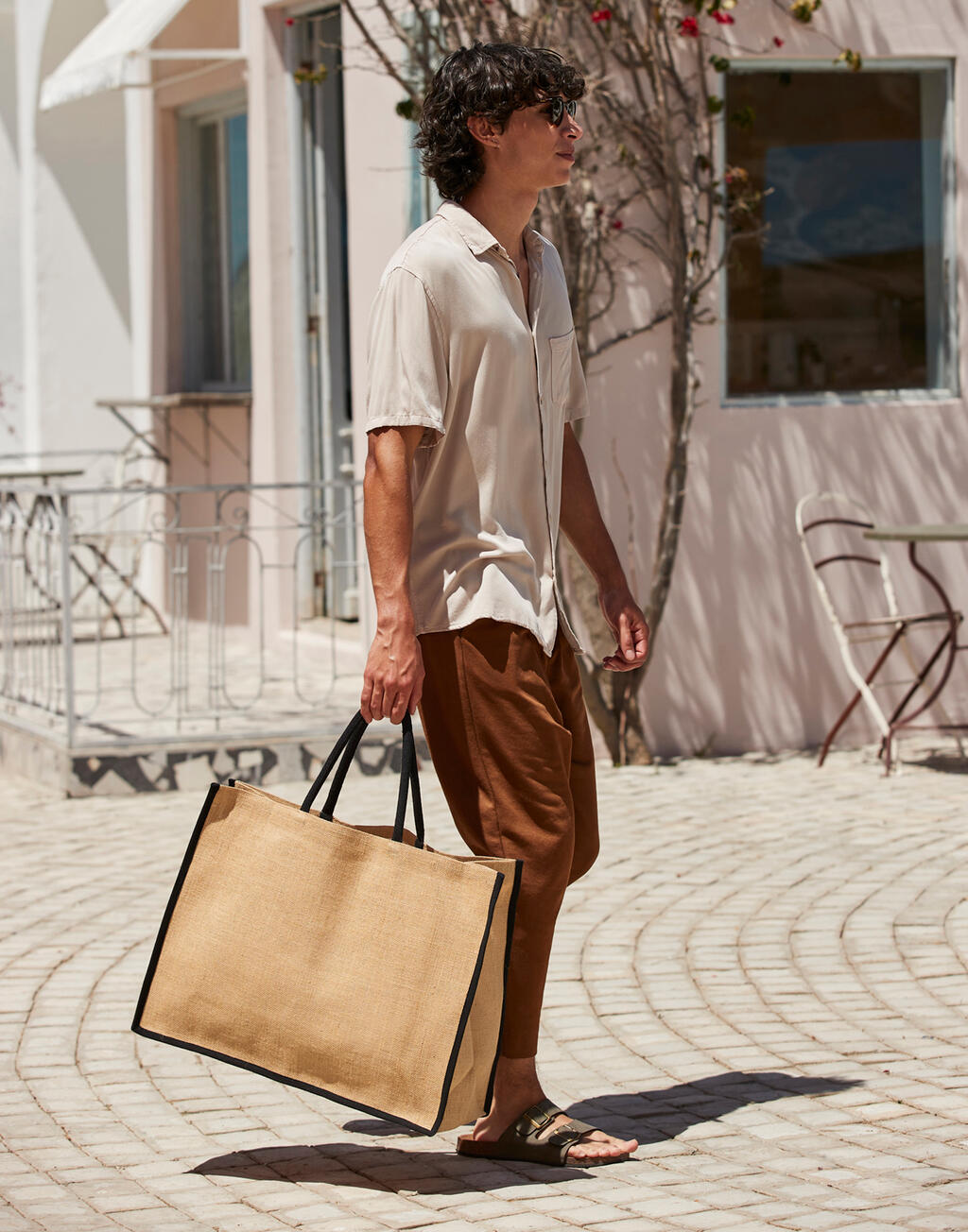 Natural Starched Jute Market Shopper - Image 3