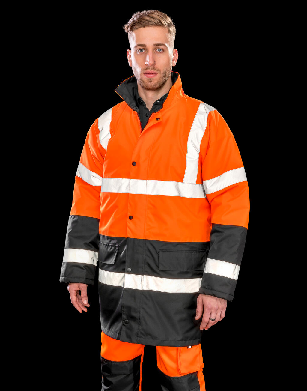 Core Motorway 2-Tone Safety Coat - Image 2