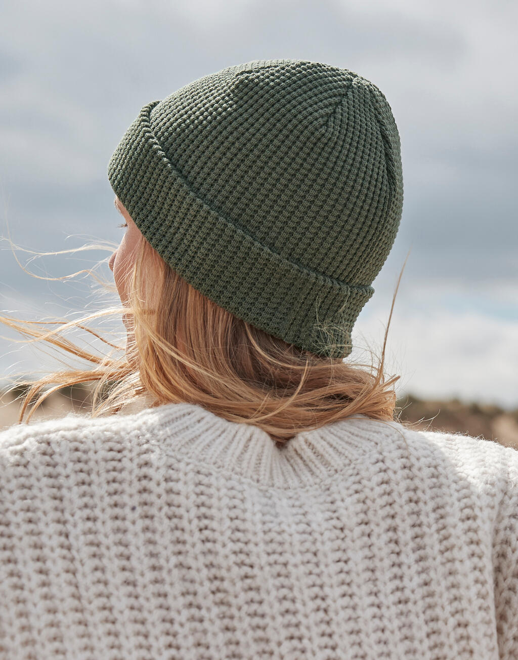 Organic Cotton Waffle Beanie - Image 3