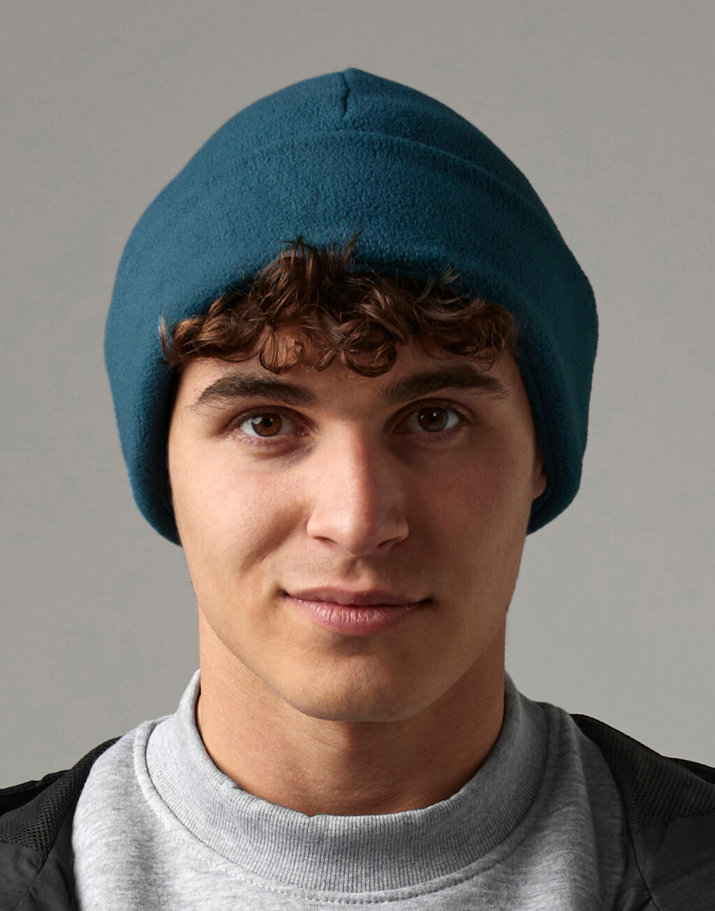 Recycled Fleece Cuffed Beanie - Image 2