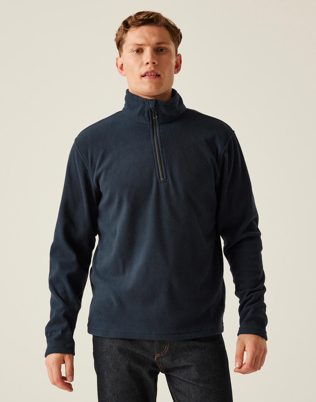 Honestly Made Recycled Half Zip Fleece - Image 2