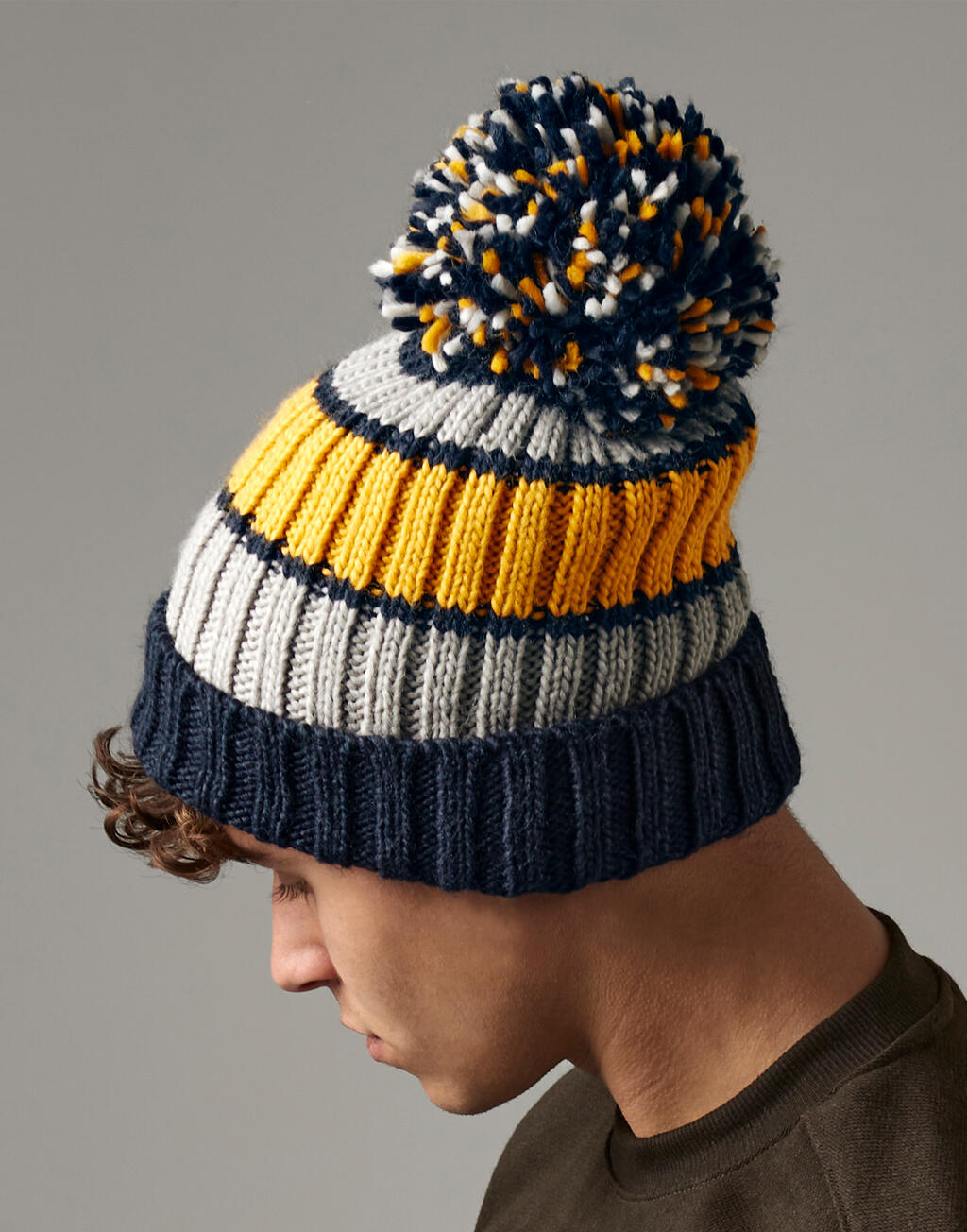 Hygge Striped Beanie