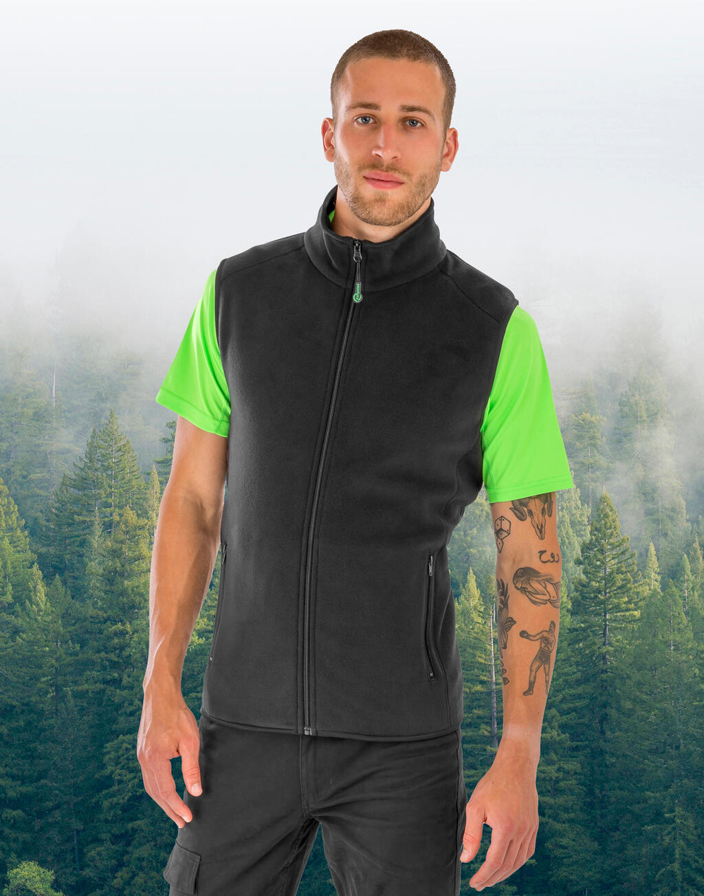 Recycled Fleece Polarthermic Bodywarmer - Image 2