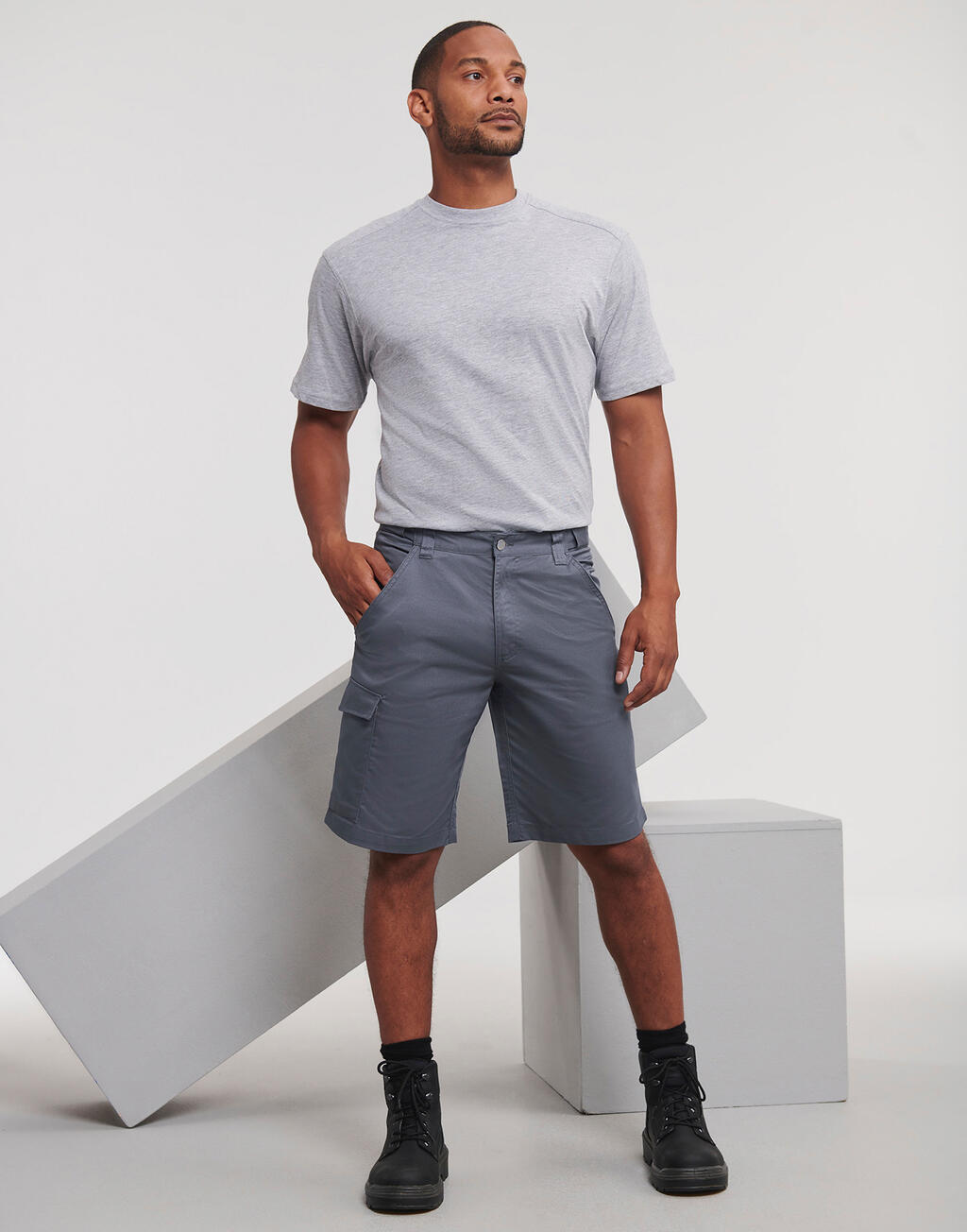 Twill Workwear Shorts - Image 3