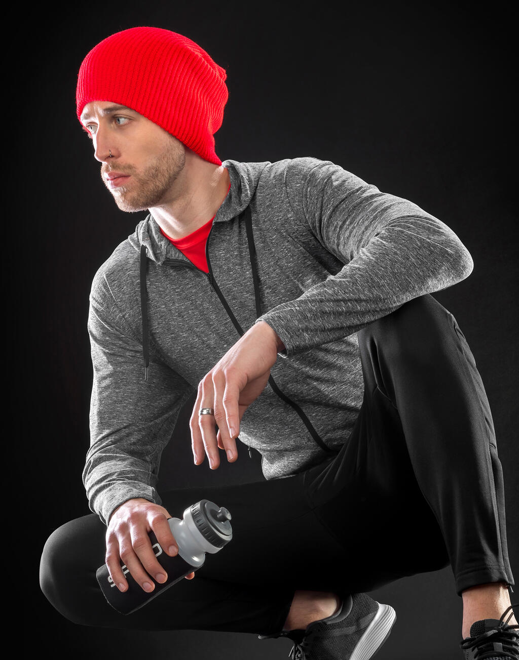 Men's Hooded Tee-Jacket - Image 2